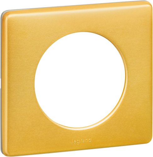 Рамка универсальная Legrand Celiane 1-м. металл латунь фото Рамка универсальная Legrand Celiane 1-м. металл латунь картинка